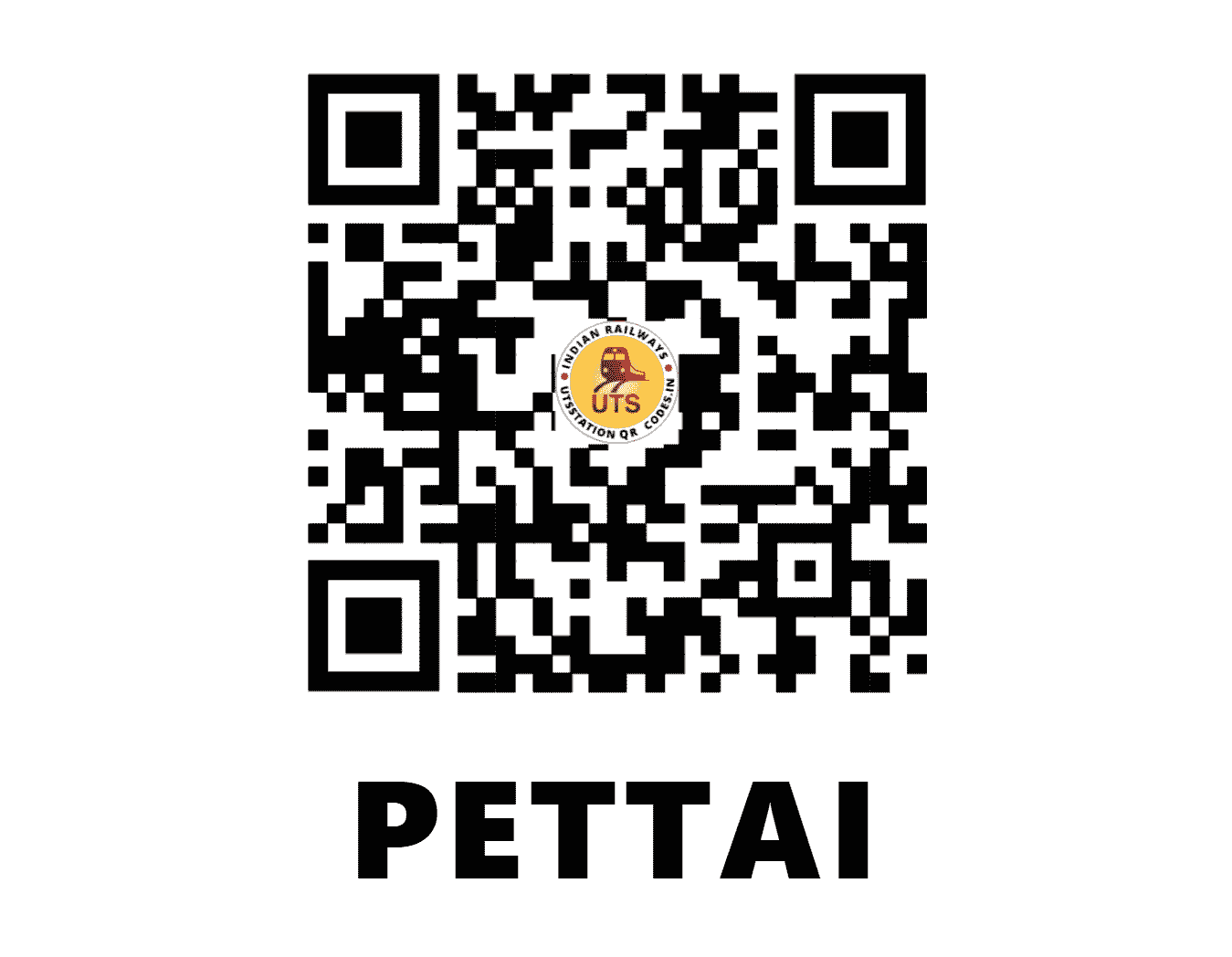 UTS QR Code for PETTAI - PEA (SR - TAMIL NADU)